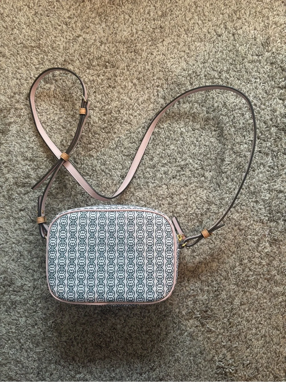 NWT Tory Burch Gemini Link Canvas Mini Bag